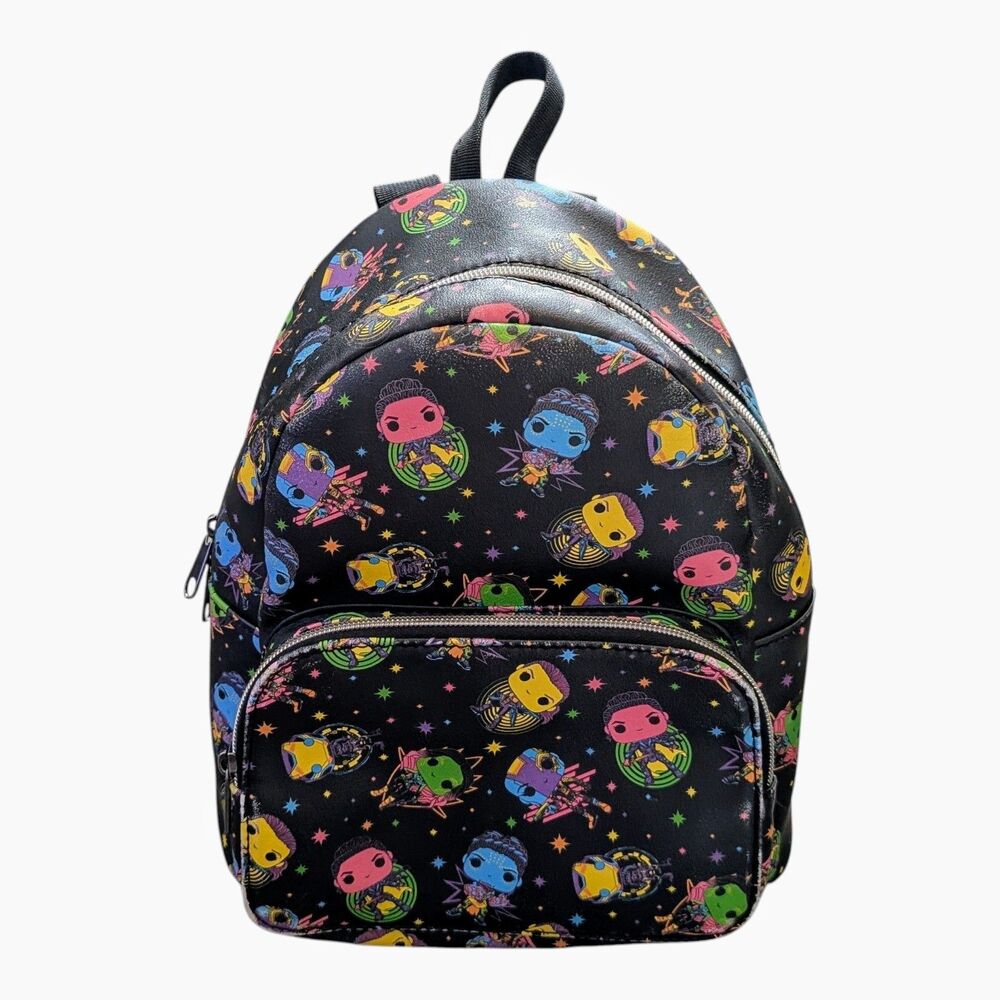 Funko Marvel 10" Mini Backpack Infinity Saga Avengers Black Neon Limited Edition